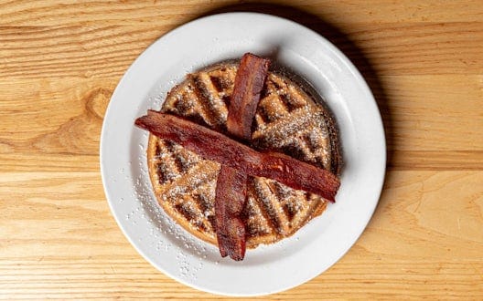 Belgian Waffle & Bacon